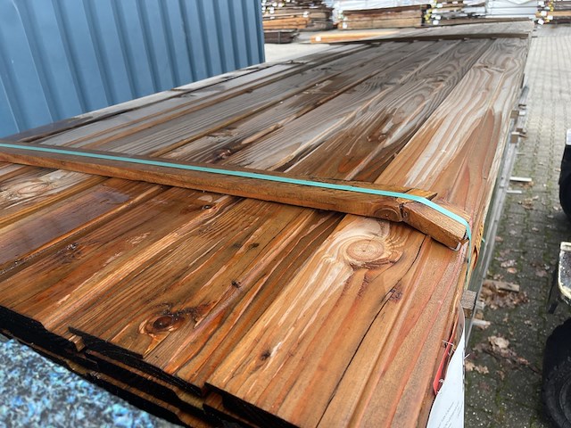 Ca. 71x douglas halfhouts rabat, 18x130mm, lengte 500cm - afbeelding 1 van  3