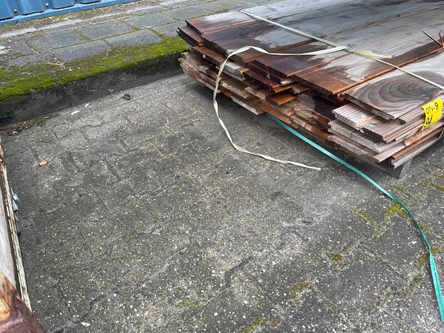 Ca. 71x douglas wisselsponning/halfhoutsrabat, 18x190mm, lengte 300cm - afbeelding 3 van  3