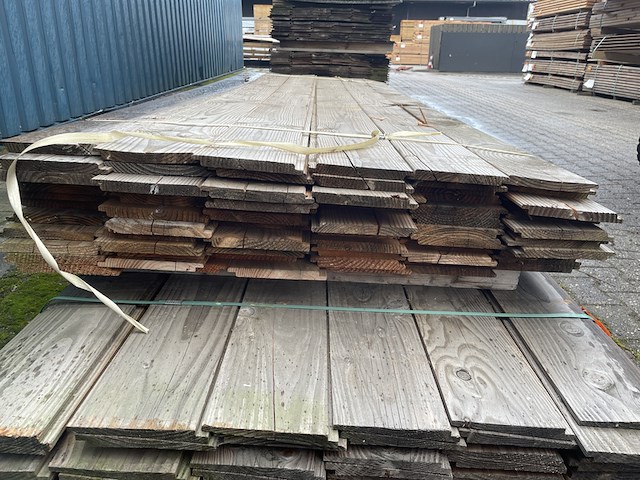 Ca. 71x douglas wisselsponning/halfhoutsrabat, 18x190mm, lengte 400cm - afbeelding 3 van  3