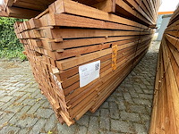 Ca. 72x angelim pedra onderliggers fijnbezaagd, 40x60mm, lengte 465cm - afbeelding 4 van  4