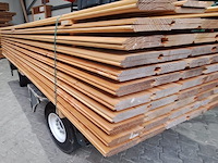 Ca. 72x douglas wisselsponning/halfhoutsrabat, 18x190mm, lengte 300cm - afbeelding 2 van  4