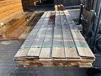 Ca. 72x douglas wisselsponning/halfhoutsrabat, 18x190mm, lengte 300cm