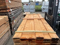Ca. 72x douglas wisselsponning/halfhoutsrabat, 18x190mm, lengte 300cm