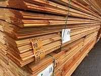 Ca. 72x douglas wisselsponning/halfhoutsrabat, 18x190mm, lengte 400cm - afbeelding 4 van  4