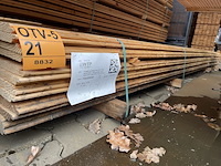 Ca. 72x douglas wisselsponning/halfhoutsrabat, 18x190mm, lengte 400cm - afbeelding 2 van  3