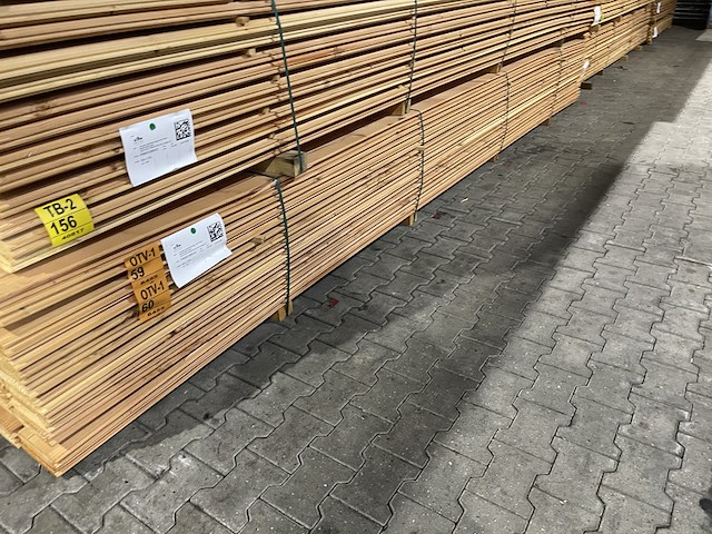 Ca. 72x douglas wisselsponning/halfhoutsrabat, 18x190mm, lengte 500cm - afbeelding 4 van  4