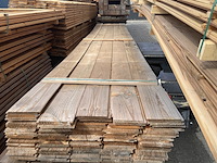 Ca. 72x douglas wisselsponning/halfhoutsrabat, 18x190mm, lengte 500cm - afbeelding 1 van  3