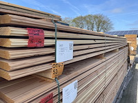 Ca. 72x douglas wisselsponning/halfhoutsrabat, 18x190mm, lengte 500cm - afbeelding 2 van  3