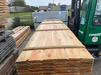 Ca. 72x douglas wisselsponning/halfhoutsrabat, 18x190mm, lengte 500cm