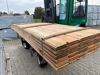 Ca. 72x douglas wisselsponning/halfhoutsrabat, 18x190mm, lengte 500cm - afbeelding 2 van  3
