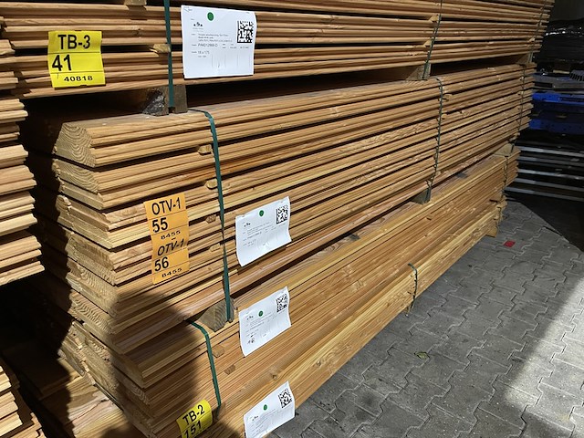 Ca. 72x douglas wisselsponning/halfhoutsrabat - afbeelding 4 van  4