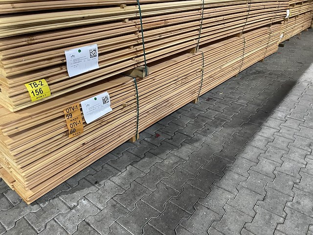 Ca. 72x douglas wisselsponning/halfhoutsrabat - afbeelding 4 van  4