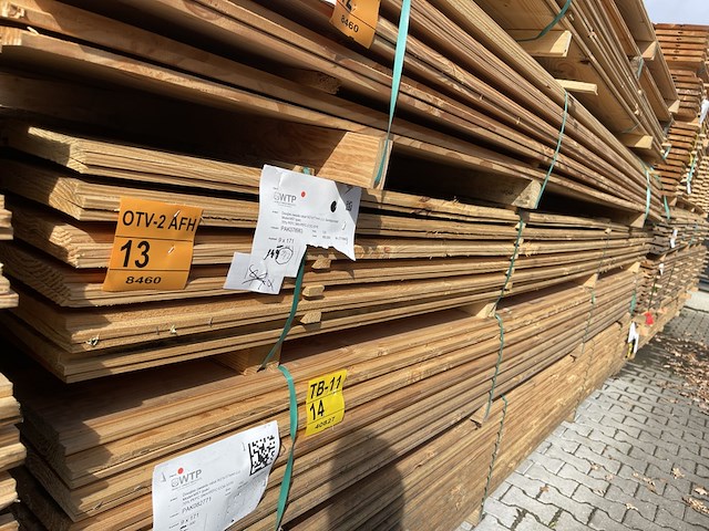 Ca. 72x douglas zweeds rabat, 21x190mm, lengte 400cm - afbeelding 4 van  4