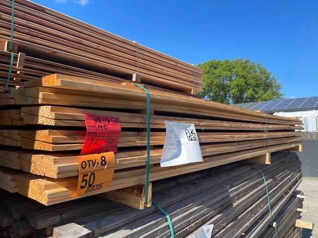 Ca. 72x douglas zweeds rabat, 26x160mm, lengte 300cm - afbeelding 2 van  3