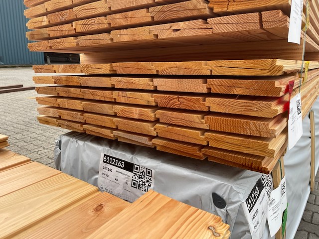 Ca. 72x douglas zweeds rabat, 26x190mm, lengte 500cm - afbeelding 3 van  3