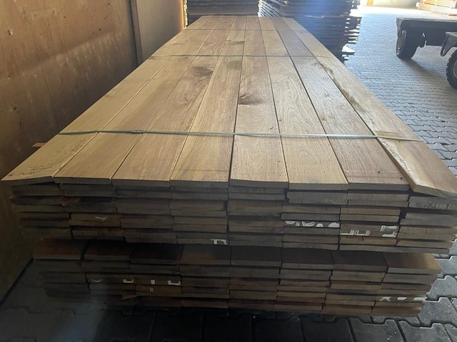 Ca. 72x guyana ipé country garde planken geschaafd, 18x140mm, lengte 400cm - afbeelding 1 van  3