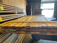 Ca. 72x guyana ipé country grade planken geschaafd, 18x90mm, lengte 200cm - afbeelding 1 van  3