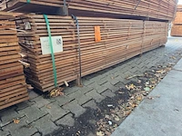 Ca. 72x guyana teak beschoeiingsplanken, 20x150mm, lengte 450cm - afbeelding 4 van  4