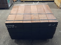 Ca. 72x hardhouten damwand, 5 x 19,5 x 100 cm - afbeelding 2 van  5