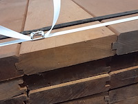 Ca. 72x hardhouten damwand, 5 x 19,5 x 100 cm - afbeelding 5 van  5