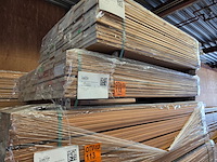 Ca. 72x louro vermehlo planken geschaafd, 21x145mm, lengte 185cm - afbeelding 4 van  4
