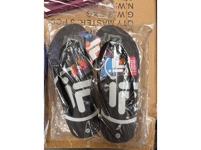 Ca. 72x paar teenslippers - mixpartij - afbeelding 4 van  5