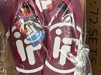 Ca. 72x paar teenslippers - mixpartij - afbeelding 5 van  5