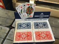 Ca. 72x speelkaarten lion, blauw/rood - afbeelding 3 van  3