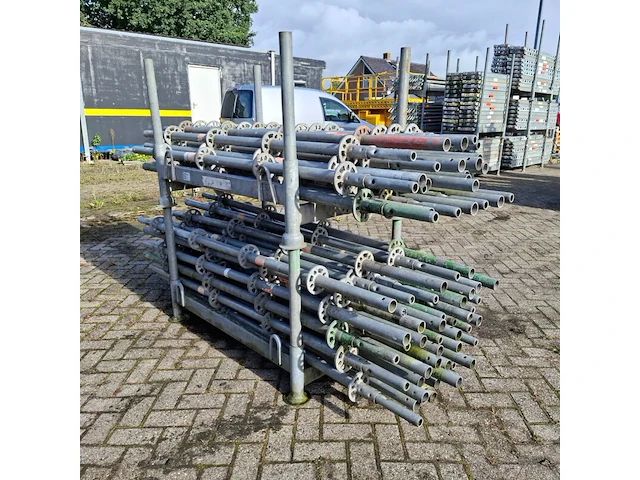 Ca. 72x staanders met pen, layher, allround | 200 cm (ring 50), in 2x transportbok - afbeelding 3 van  7