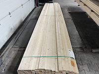 Ca. 72x vuren latten geschaafd, 32x58mm, lengte 540cm - afbeelding 1 van  3