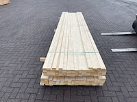 Ca. 72x vuren regels geschaafd , 32x58mm, lengte 420cm - afbeelding 1 van  4