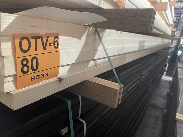 Ca. 72x vuren regels geschaafd , 32x58mm, lengte 420cm - afbeelding 4 van  4