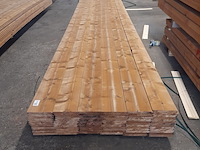 Ca. 72x vuren thermowood mes en groefdeel, 2,0 x 19,3 x 510 cm - afbeelding 2 van  6
