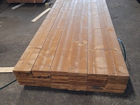 Ca. 72x vuren thermowood mes en groefdeel, 2,0 x 19,3 x 510 cm - afbeelding 4 van  6