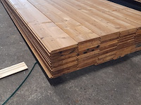 Ca. 72x vuren thermowood mes en groefdeel, 2,0 x 19,3 x 510 cm - afbeelding 5 van  6