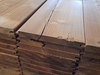 Ca. 72x vuren thermowood mes en groefdeel, 2,0 x 19,3 x 510 cm - afbeelding 6 van  6
