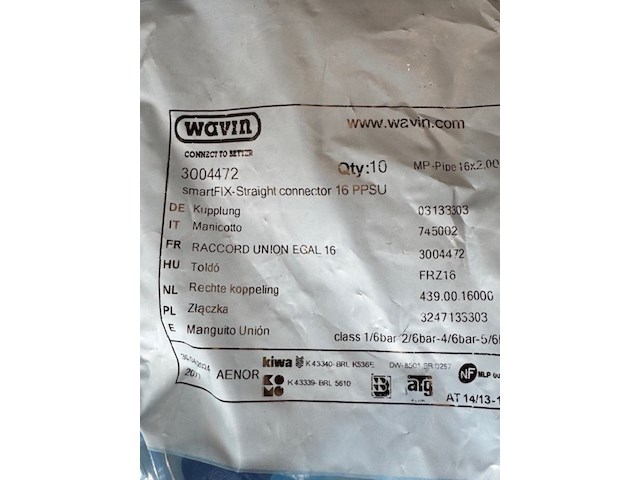 Ca. 730x koppeling, wavin, smartfix - afbeelding 3 van  4