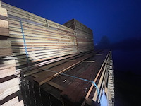 Ca. 73x douglas planken fijnbezaagd, 25x150mm, lengte 500cm - afbeelding 1 van  3