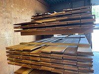 Ca. 73x guyana ipé country grade planken geschaafd, 18x140mm, lengte 300cm - afbeelding 1 van  3