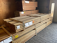 Ca. 73x guyana ipé country grade planken geschaafd, 18x140mm, lengte 300cm - afbeelding 3 van  3