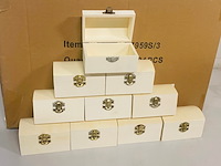 Ca. 73x houten schatkistjes - afbeelding 2 van  5