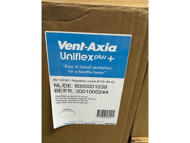 Ca. 73x regelbaar ventiel, uniflex +, wit - afbeelding 3 van  4