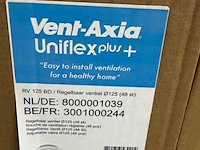 Ca. 73x regelbaar ventiel, uniflex +, wit - afbeelding 3 van  4