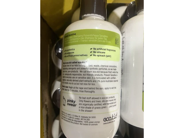 Ca. 73x shampoo voor gevoelige hoofdhuid, eco.kid - afbeelding 3 van  4