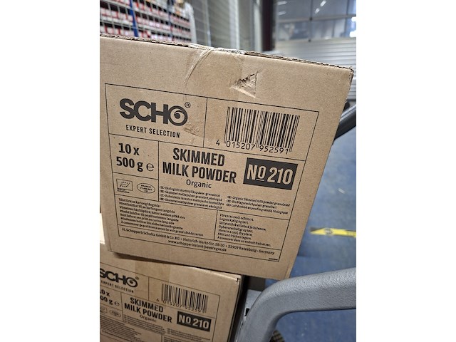 Ca. 74x a 500 gram melkpoeder t.b.v. koffieautomaat. , scho, skimmed milk powder, topping no. 210 - afbeelding 1 van  3