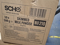 Ca. 74x a 500 gram melkpoeder t.b.v. koffieautomaat. , scho, skimmed milk powder, topping no. 210