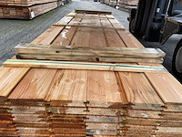 Ca. 74x douglas wisselsponning, 18x190mm, lengte 400cm - afbeelding 1 van  3