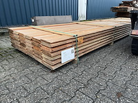 Ca. 74x douglas wisselsponning/halfhoutsrabat, 18x190mm, lengte 500cm - afbeelding 2 van  3