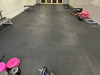 Ca. 75m2 fitnessvloer, zwart