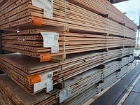 Ca. 75x douglas design- triple- deens profiel, 18x142mm, lengte 500cm - afbeelding 4 van  4